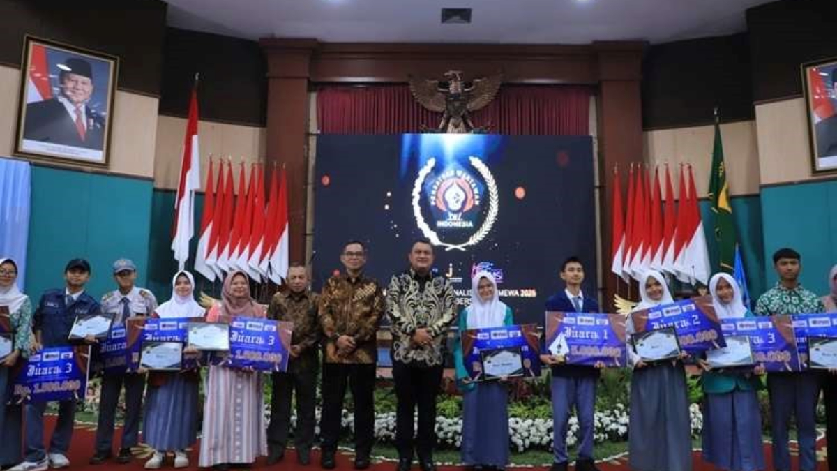 Malam Anugerah Jurnalisme Istimewa 2025 yang diselenggarakan di Gedung Tegar Beriman pada Senin, 1 Desember 2025.