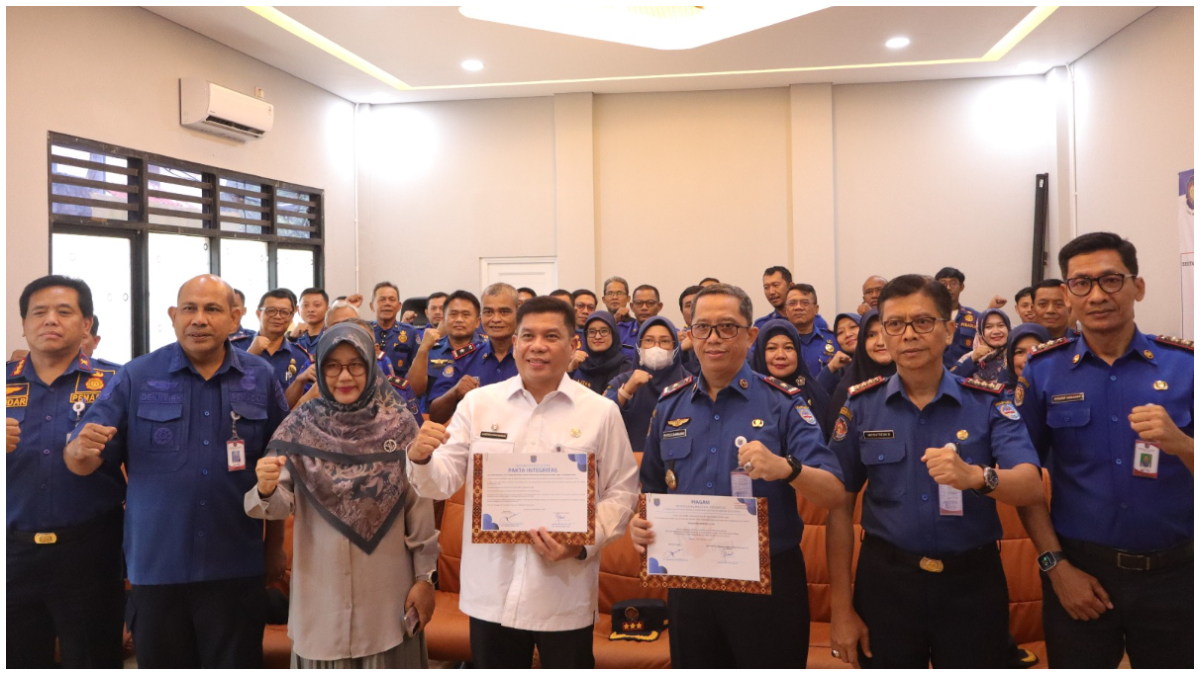 Damkar Depok resmi masuk zona integritas.