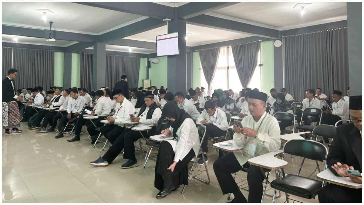 Sejumlah peserta saat mengikuti seleksi Petugas Penyelenggara Ibadah haji.