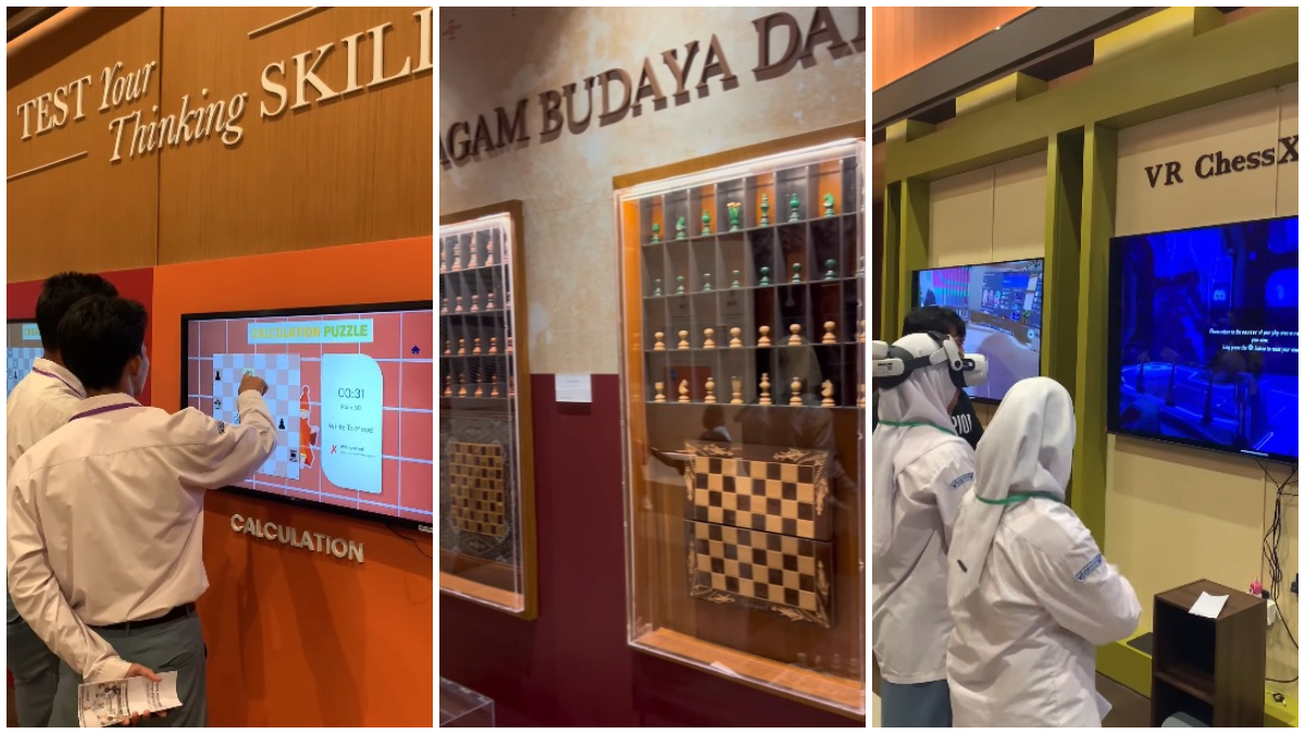 Suasana&nbsp;Museum Catur Indonesia di Kota Bekasi.