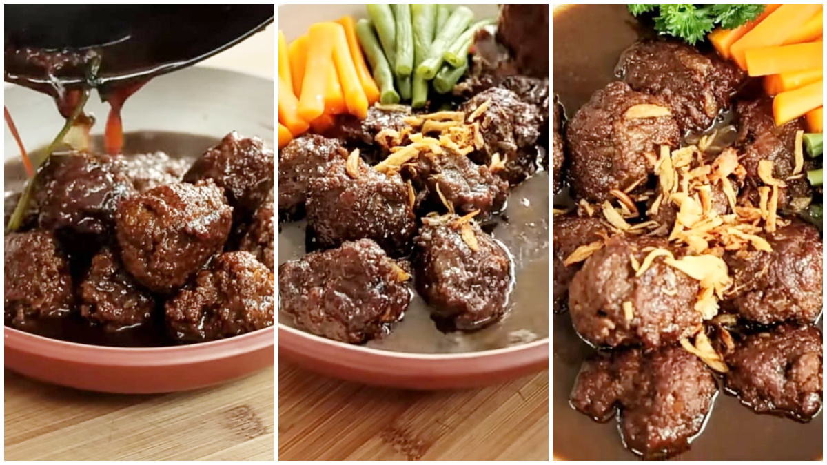 Resep Rahasia Semur Bola Daging dari Chef Devina Hermawan.
