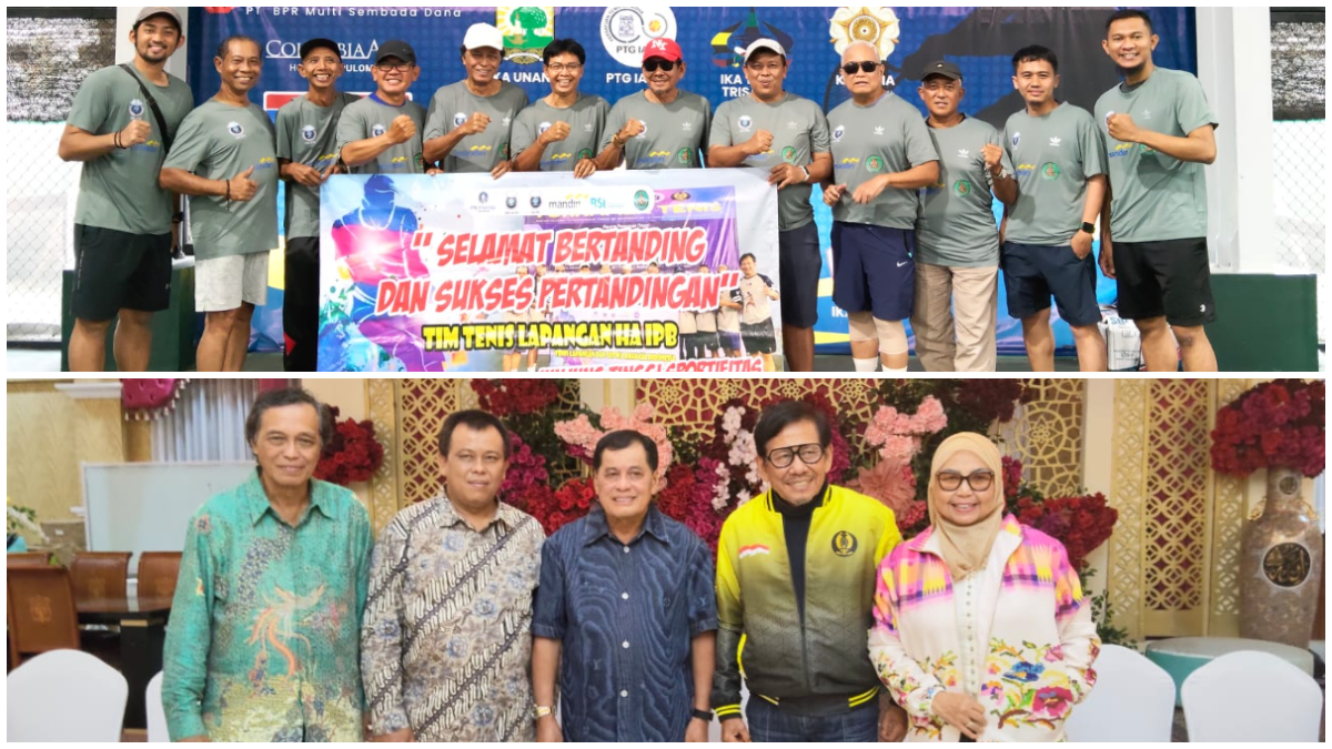 Turnamen Tenis Antar Alumni Perguruan Tinggi (Perti) ke-15 tahun 2025 diikuti perwakilan 16 ikatan alumni perguruan tinggi.