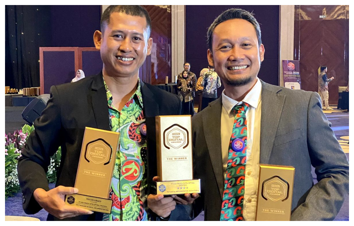 PESTIGO, menorehkan prestasi gemilang dengan meraih tiga penghargaan bergengsi dalam ajang Top Digital Award 2025.