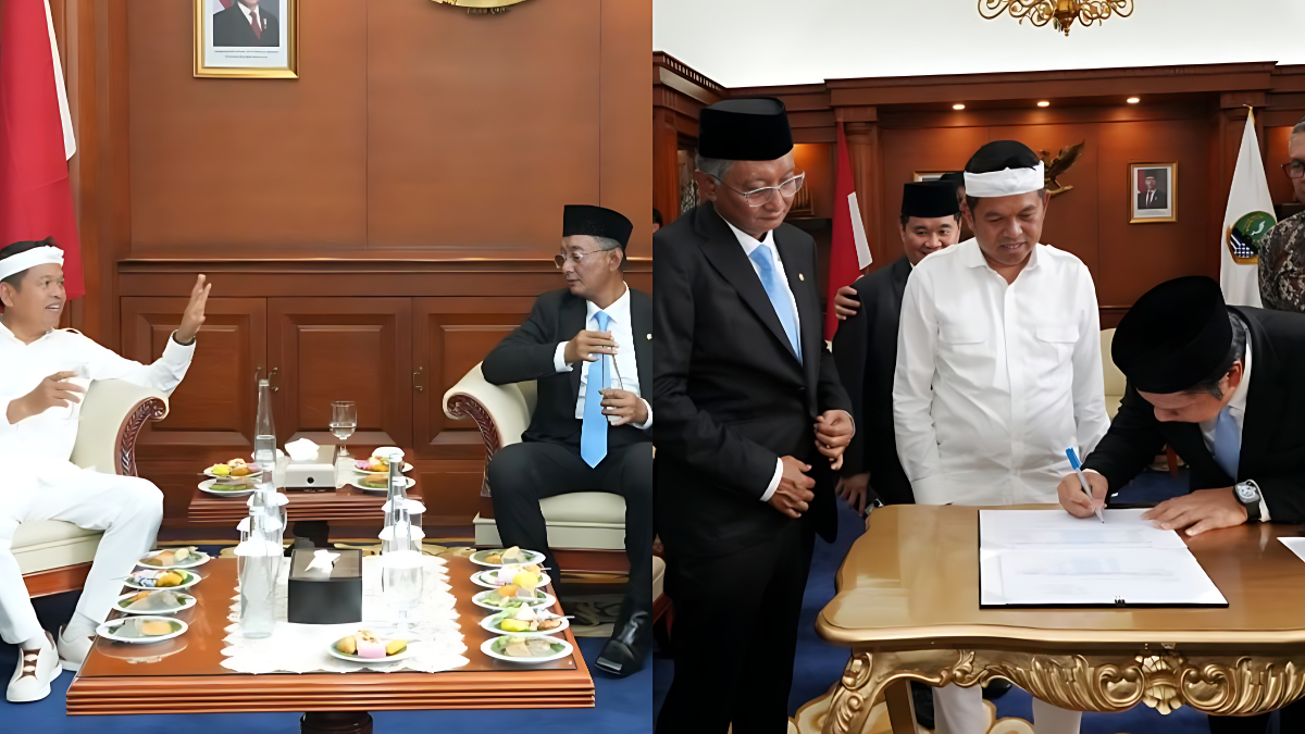 Kementerian PU bersama dengan Pemerintah Daerah Provinsi Jawa Barat melaksanakan penandatanganan Perjanjian Kerja Sama optimalisasi ruas jalan dan jembatan.