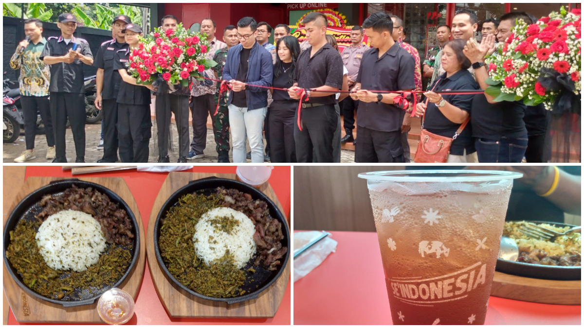 Pembukaan  outlet dine in perdana SeIndonesia di Jl. Raya Padjajaran No.21. Kota Bogor.