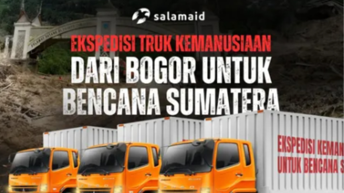 SalamAid akan mengirim truk untuk membantu logistik korban bencana di Sumatera.