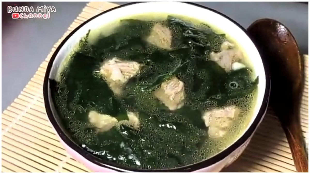 Resep Rahasia Sup Rumput Laut Korea.