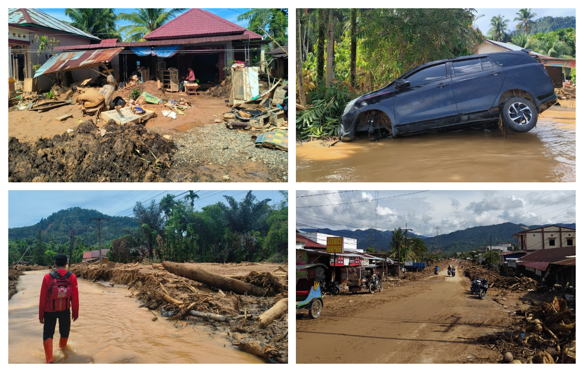 Kondisi Tapanuli Tengah, Sumatera Utara, pasca diterjang bencana hebat 10 hari lalu, kini warga mengalami krisis air bersih.