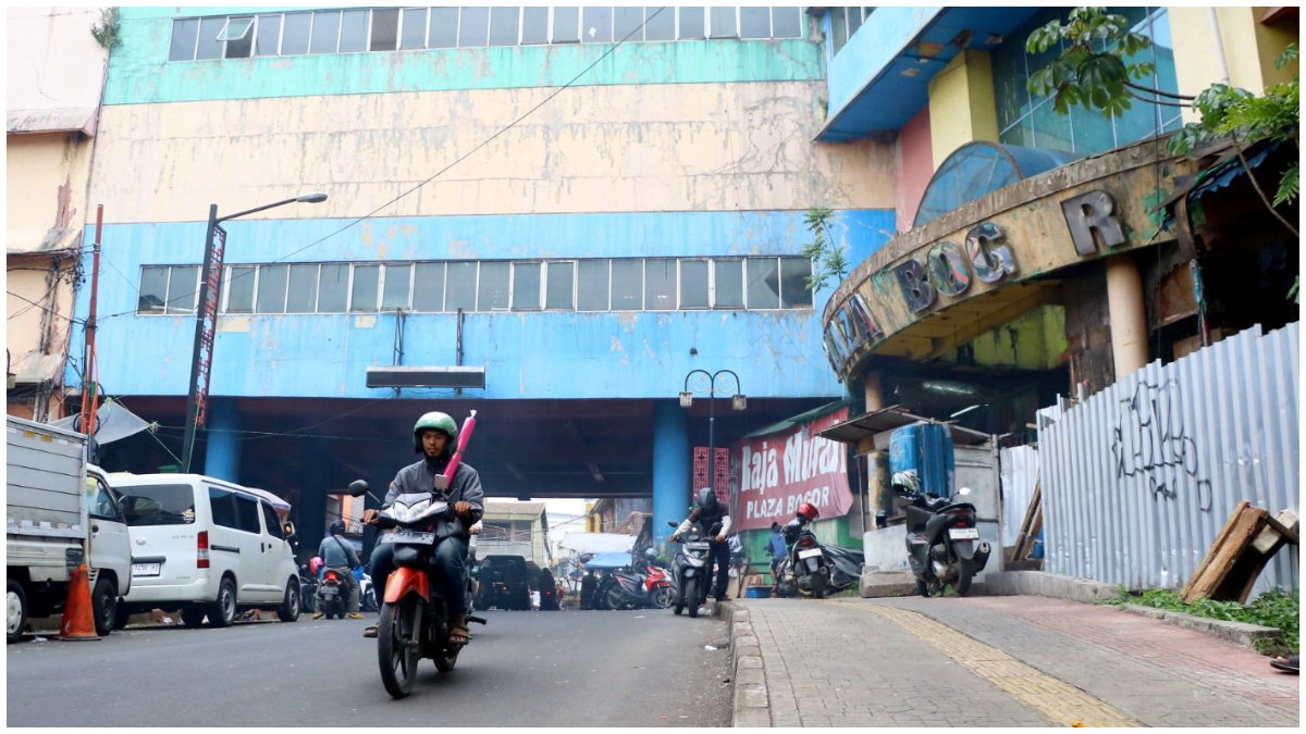 Gedung Plaza dan Pasar Bogor yang akan disulap lebih modern