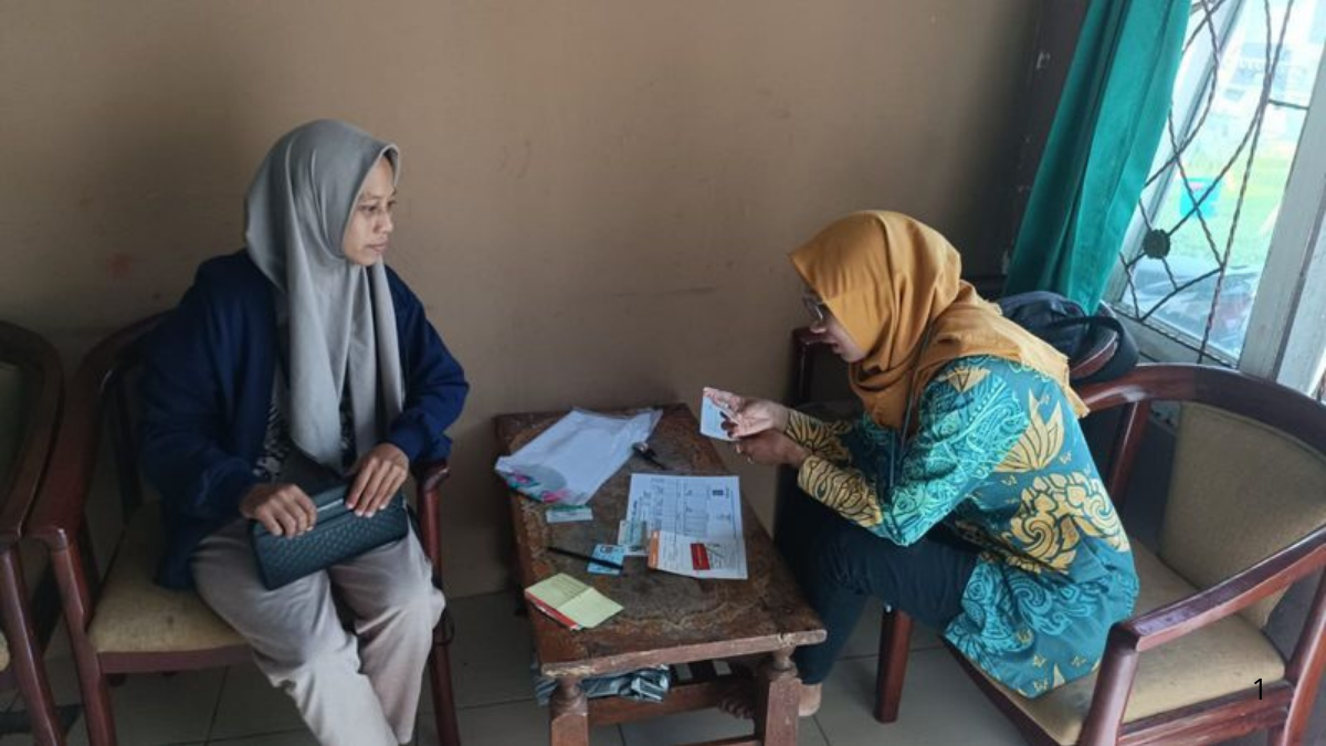 Ilustrasi pendataan KPM bansos PKH BPNT.