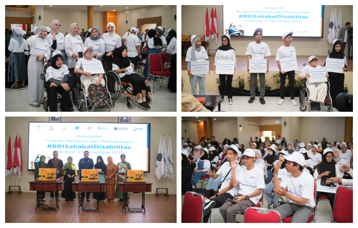 BRI Peduli menghadirkan Program BRI Sahabat Disabilitas, yang dilaksanakan di Kota Makassar, Sulawesi Selatan pada 11&ndash;20 November 2025.
