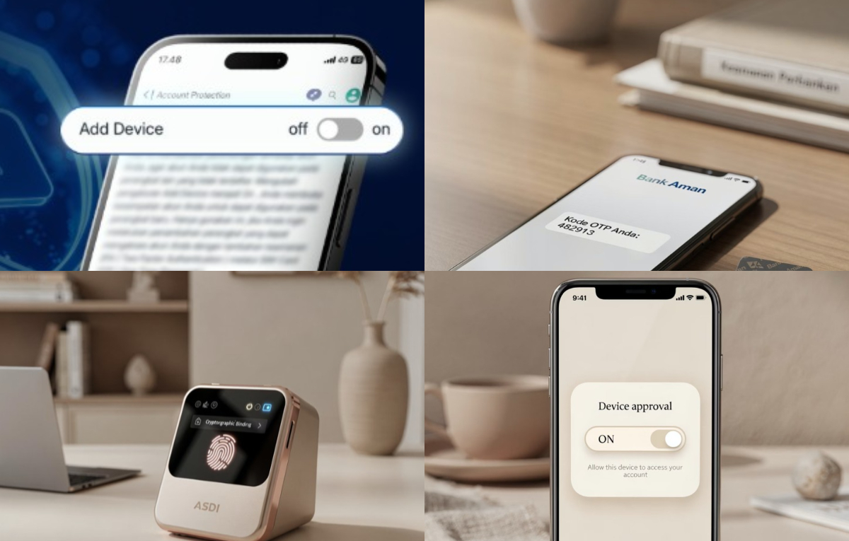 Melalui SIM-OTP, ASDI dan Add Device Approval, IPOT menghadirkan perlindungan 3 lapis setara dengan perbankan untuk melawan phishing dan rekayasa sosial.