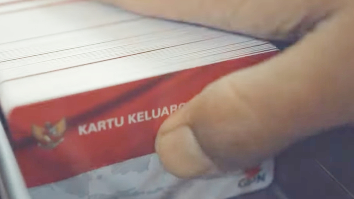 Ilustrasi KKS baru untuk KPM bansos