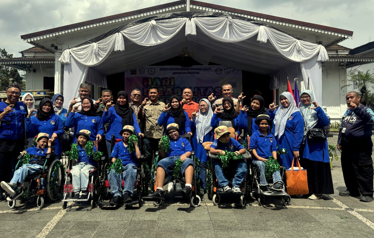 Perayaan Hari Disabilitas Internasional di Balai Kota Bogor, Sabtu 6 Desember 2025.
