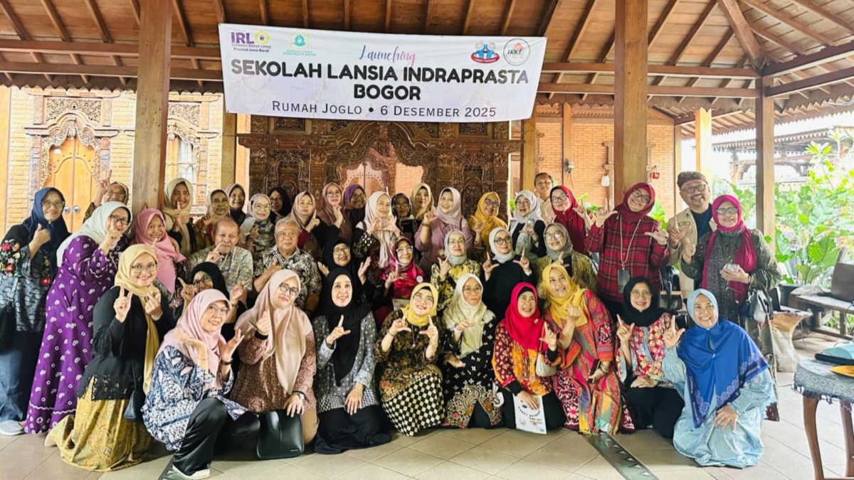 Peresmian Sekolah Lansia Indraprasta, di Kota Bogor.