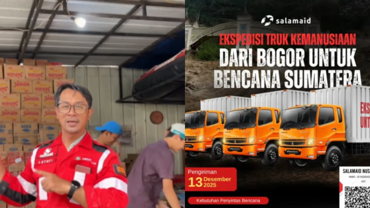 SalamAid akan melakukan ekspedisi truk kemanusiaan dari Bogor untuk bencana Sumatera dengan mengirim bantuan logistik.