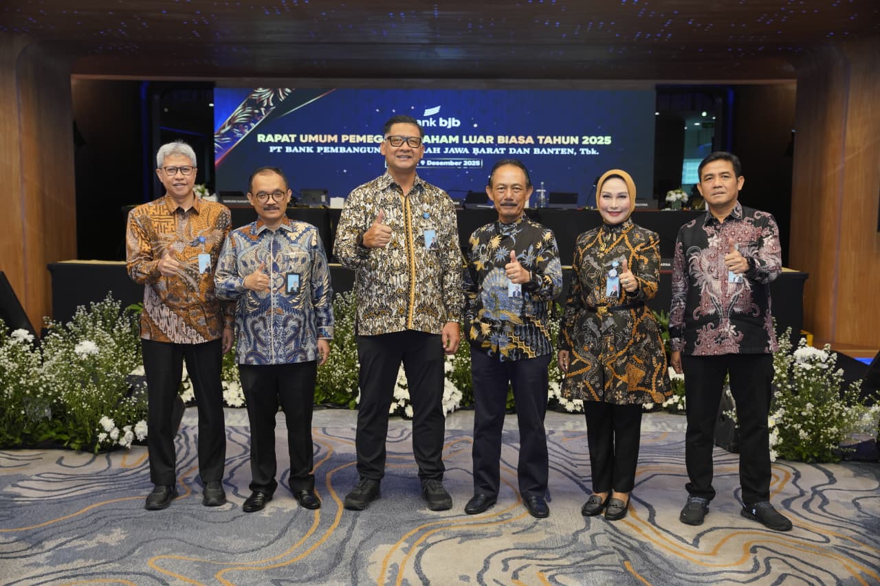 Bank bjb menyelenggarakan Rapat Umum Pemegang Saham Luar Biasa (RUPSLB) Tahun 2025.