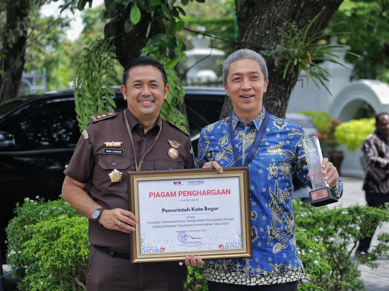 Puncak Peringatan Hari Antikorupsi Sedunia (Hakordia) 2025 bertema &ldquo;Satukan Aksi, Basmi Korupsi&rdquo;, di Yogyakarta, Selasa 9 Desember 2025.