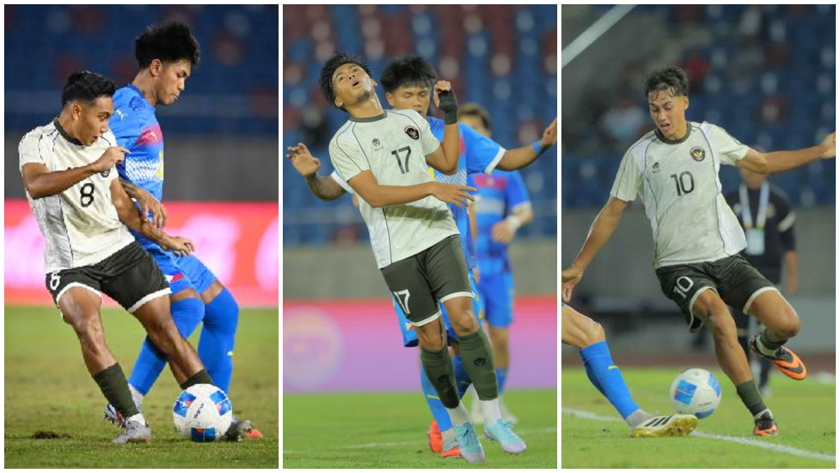 Timnas Indonesia U-22 saat menghadapi Filipina U-22 pada SEA Games 2025
