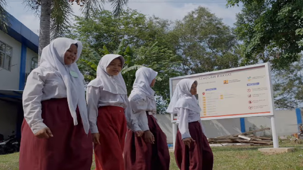 Ilustrasi. Anak KPM PKH BPNT yang mendapatkan bansos PIP.