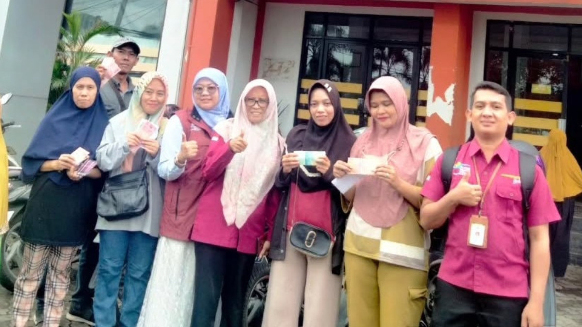 Ilustrasi pencairan bansos BPNT Rp600 ribu