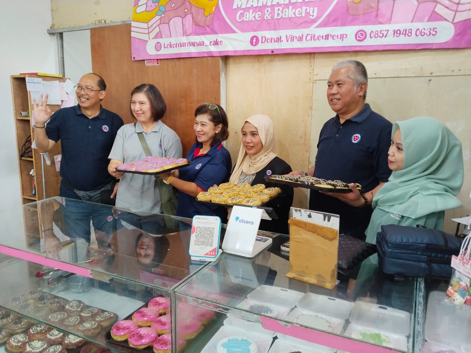 UMKM Mamanaa Cake & Bakery milik Apriana di Desa Citeureup, Kecamatan Citeureup, yang terus berkembang berkat pembinaan dari Indocement.
