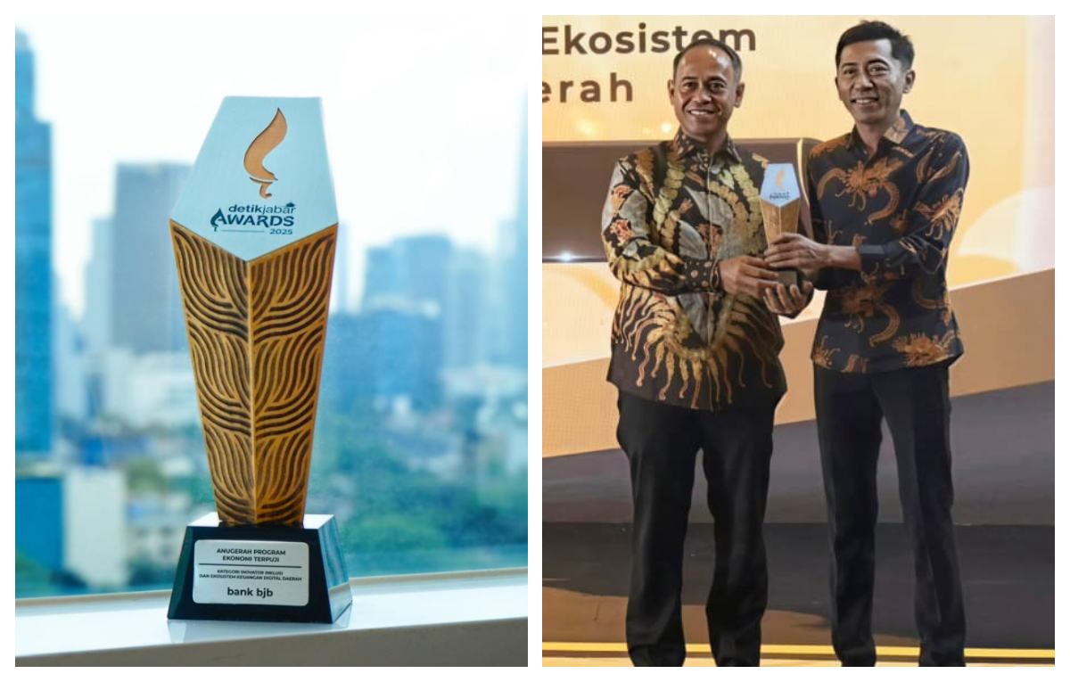 Bank BJB Raih Penghargaan di detikJabar Awards 2025.