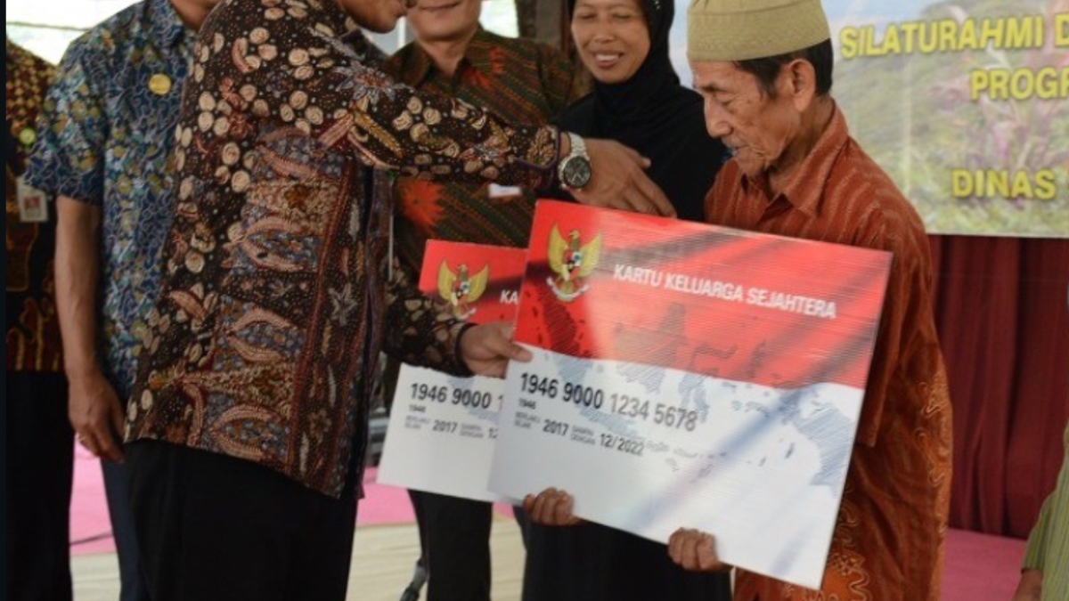 Ilustrasi penyaluran bansos