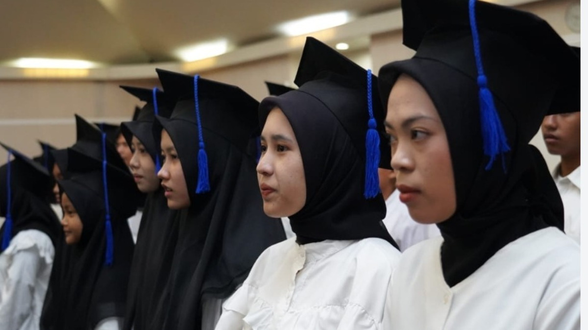 Beberapa para peserta program sekolah pra nikah yang diselenggarakan Kabupaten Bogor dan IPB University.