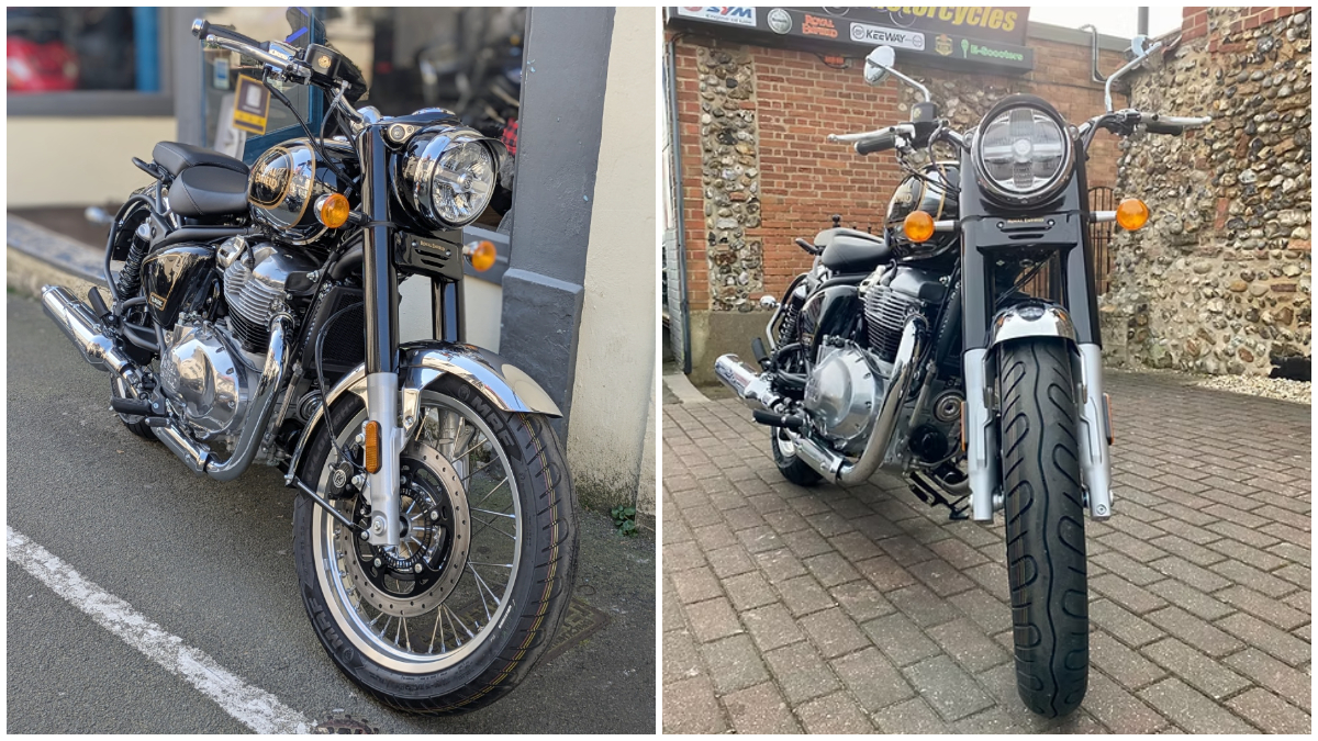 Tampilan moge Royal Enfield Classic 650.