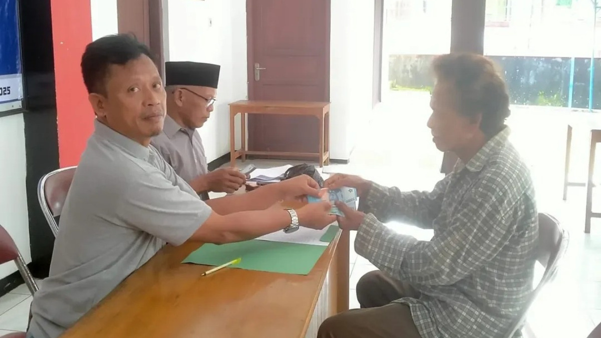 Ilustrasi penyaluran bansos PKH BPNT