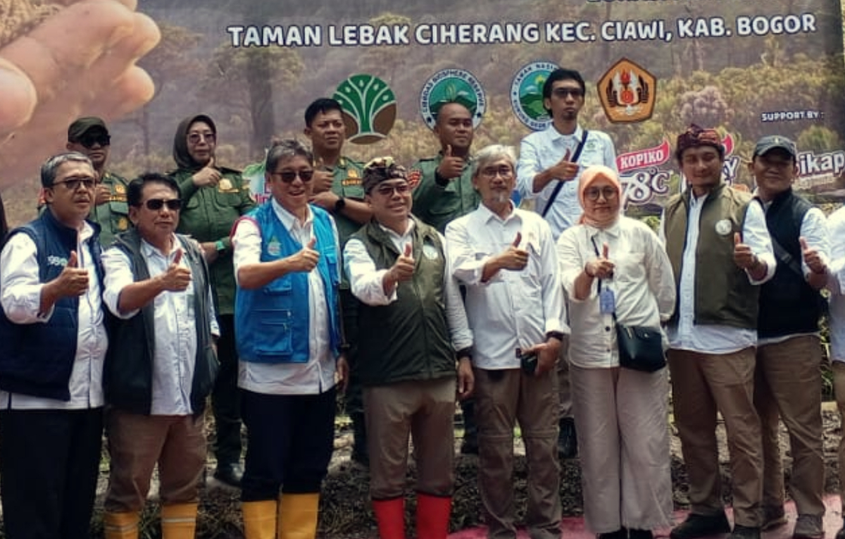Pemulihan ekosistem&nbsp;hingga&nbsp;konservasi air di TNGGP didukung&nbsp;program CSR di Bogor.