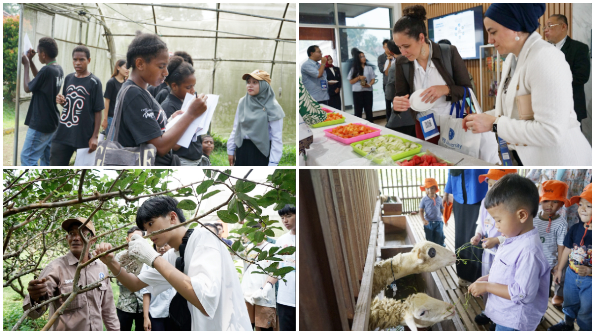 Aktivitas di ATP IPB University yang merupakan kawasan inovasi dan pusat pengembangan agribisnis terpadu.