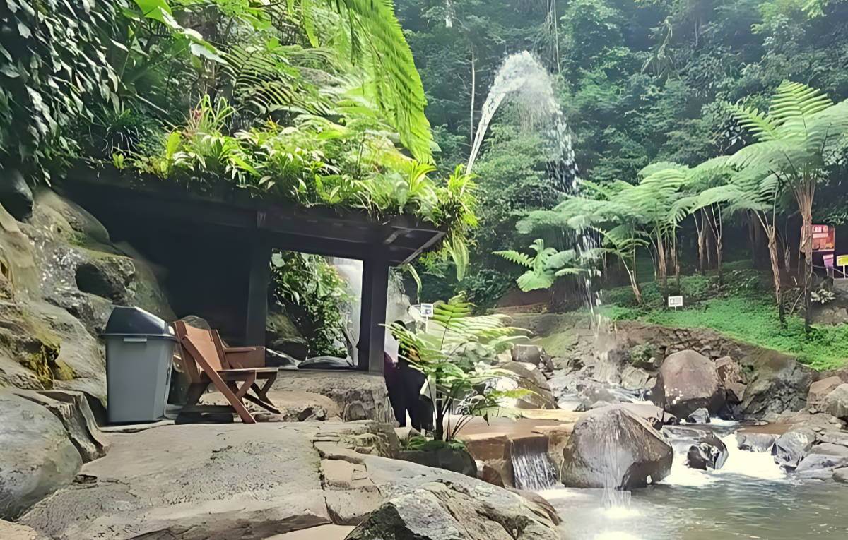 INDAH : Kawasan Cai Mandala di Puncak, Kabupaten Bogor.