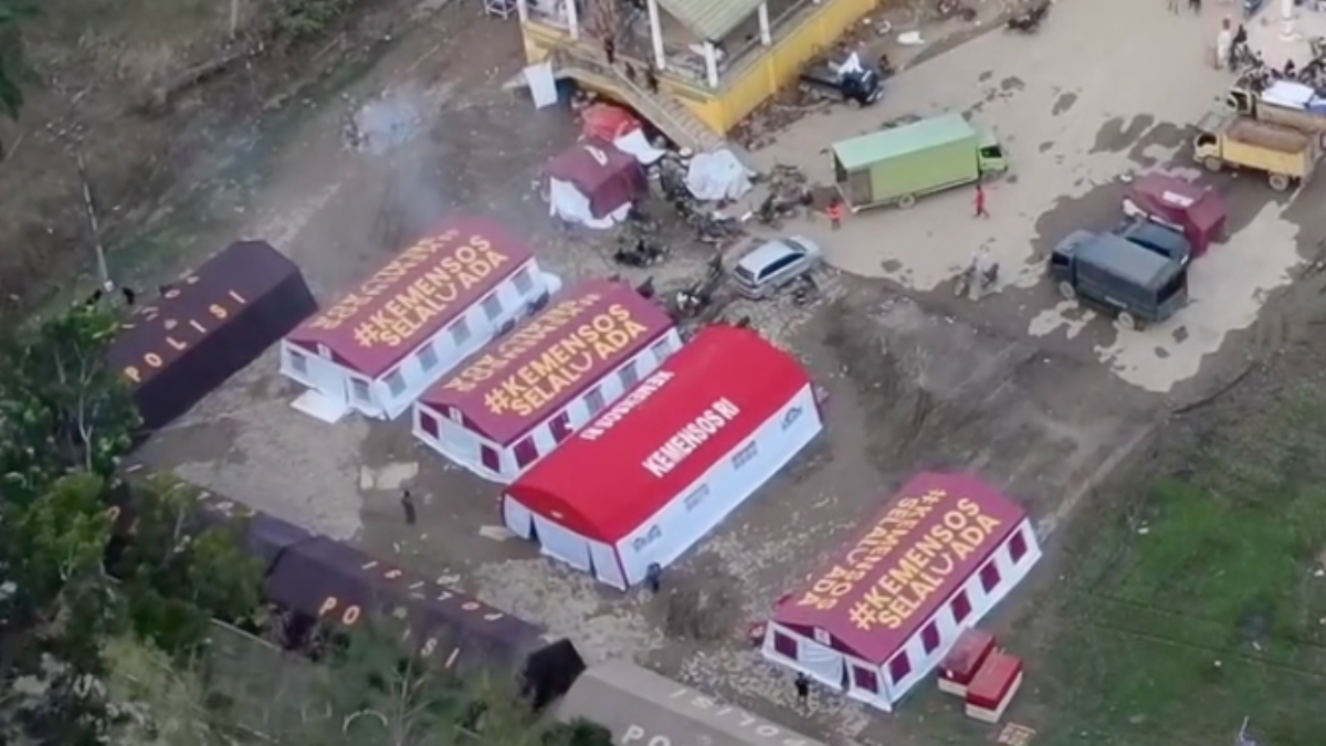 Bantuan Kemensos di Aceh.