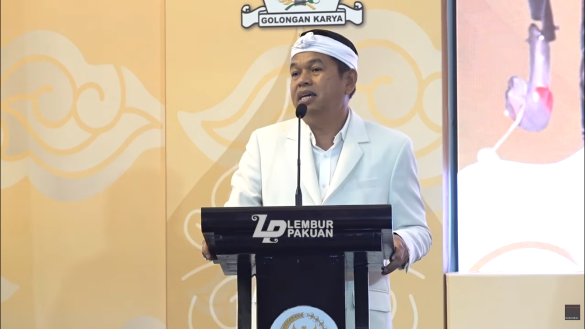 Gubernur Jawa Barat Dedi Mulyadi di acara Sarasehan Obligasi Daerah