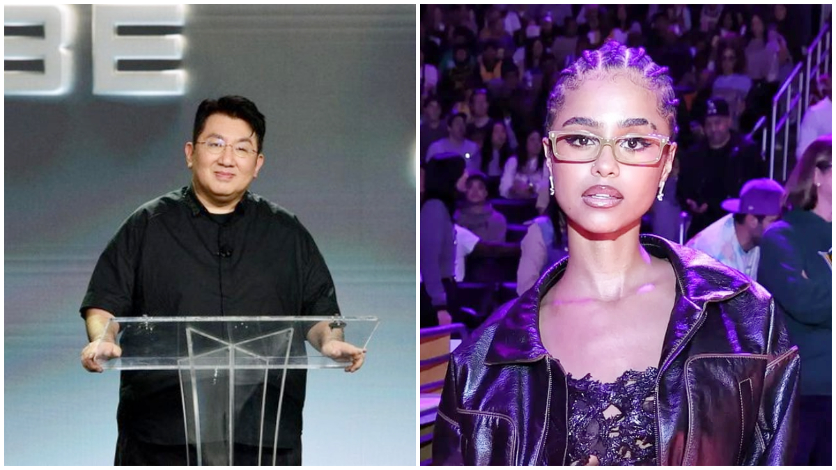 CEO HYBE Lee Jae sang dan Penyanyi Pop Tyla.