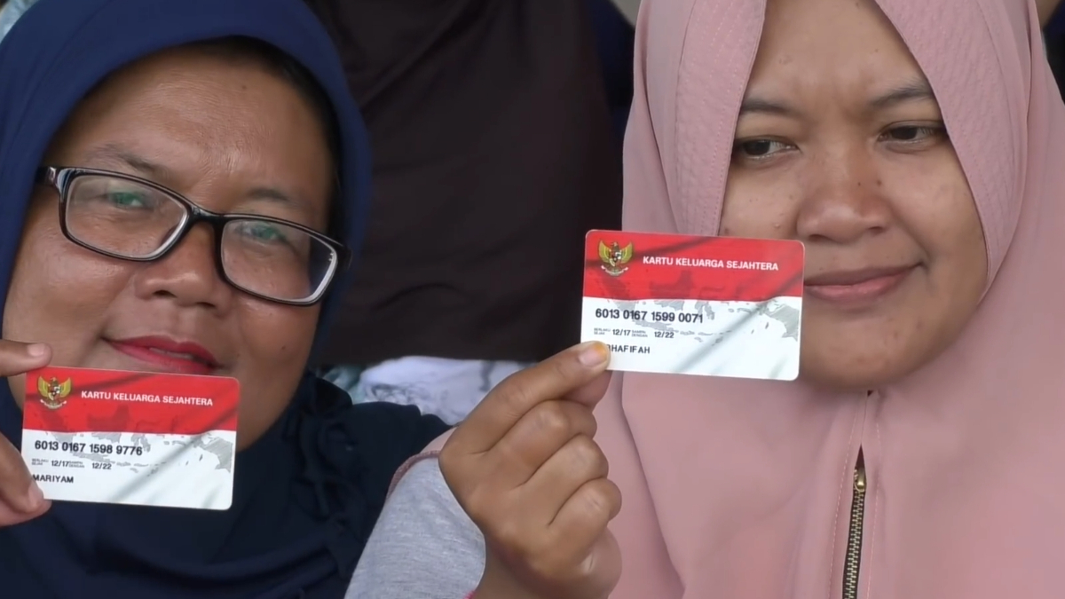 Ilustrasi KPM bansos