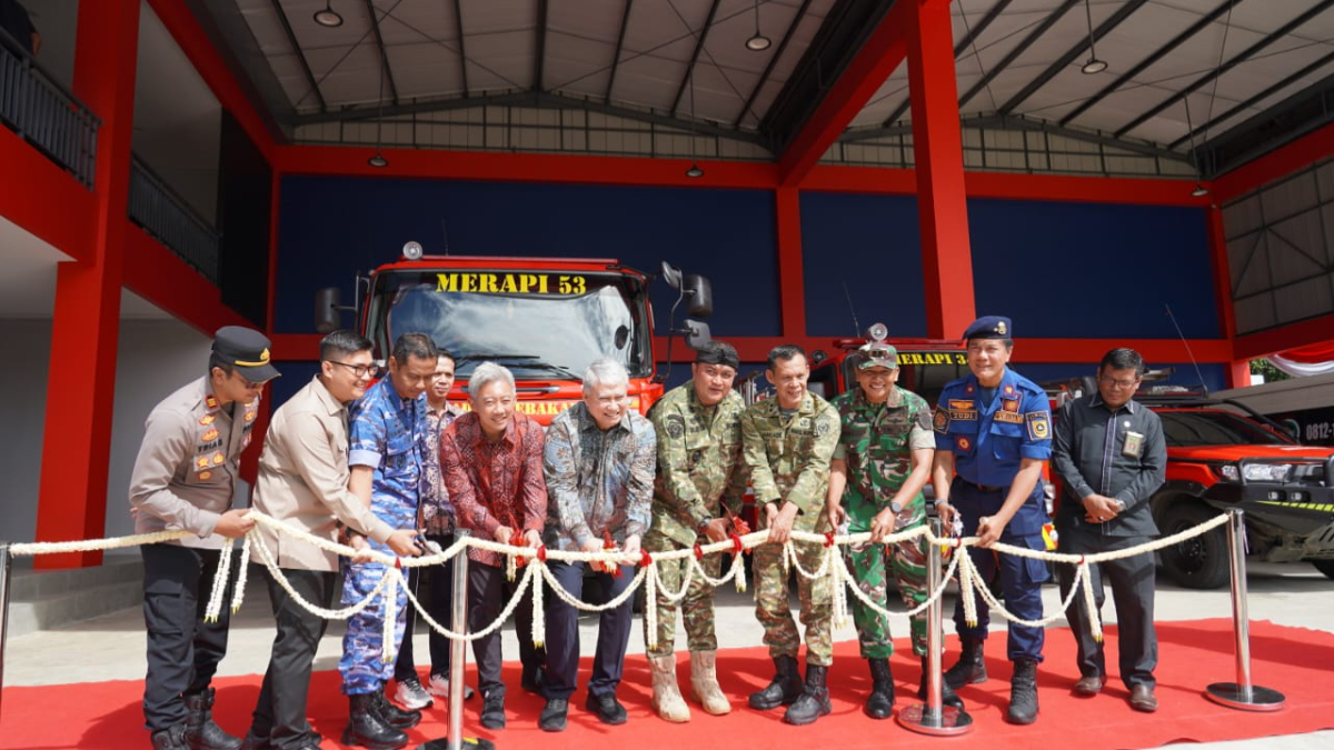 Peresmian pos damkar&nbsp;dan penyelamatan Sektor Sentul City di Kecamatan Babakan Madang, Kabupaten Bogor, pada Rabu, 17 Desember 2025