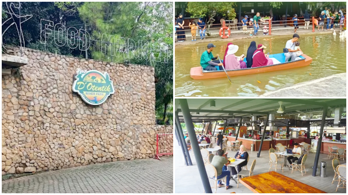 Suasana di dalam kawasan wisata keluarga D