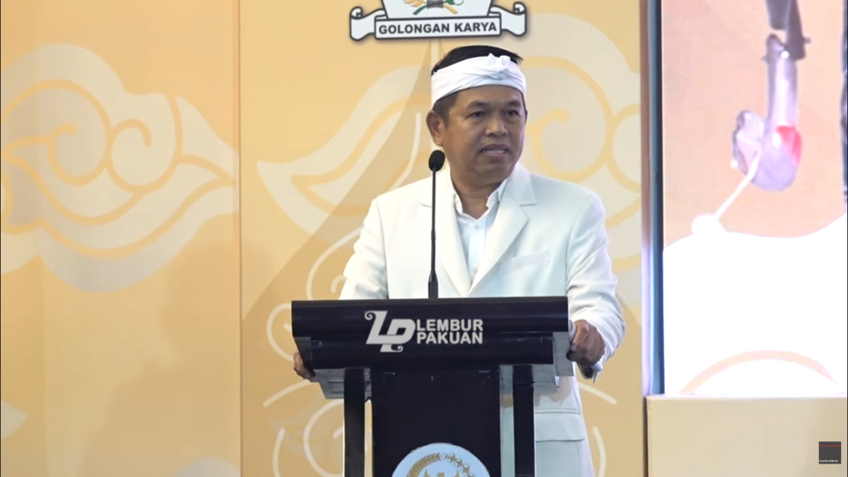 Gubernur Jawa Barat, Dedi Mulyadi, di acara Sarasehan Obligasi Daerah