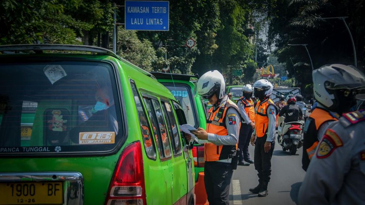 Ilustrasi Dishub Kota Bogor melakukan pengamanan lalulintas.