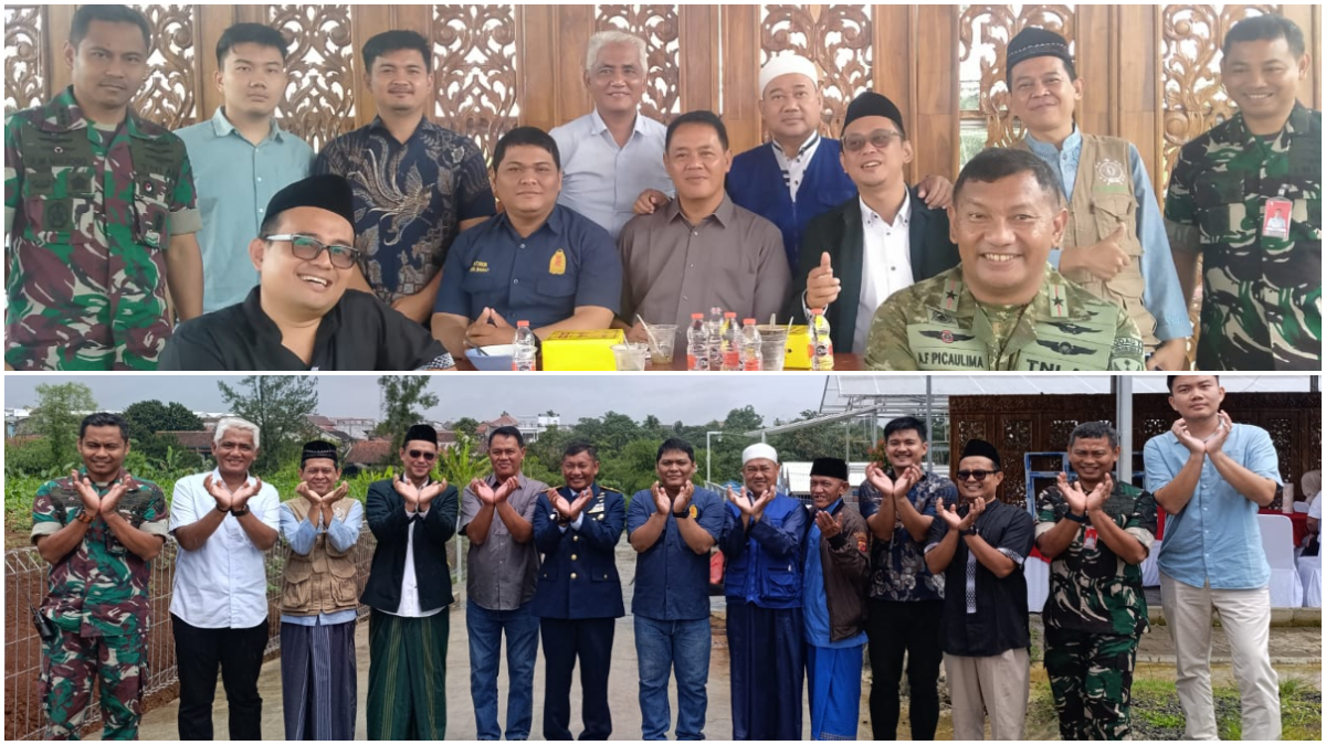 Panitia pelaksana Bhakti Lintas Agama 2026 melakukan audiensi dengan Komandan Lanud Atang Sendjaja (Danlanud ATS) Marsma TNI A.F. Picaulima.