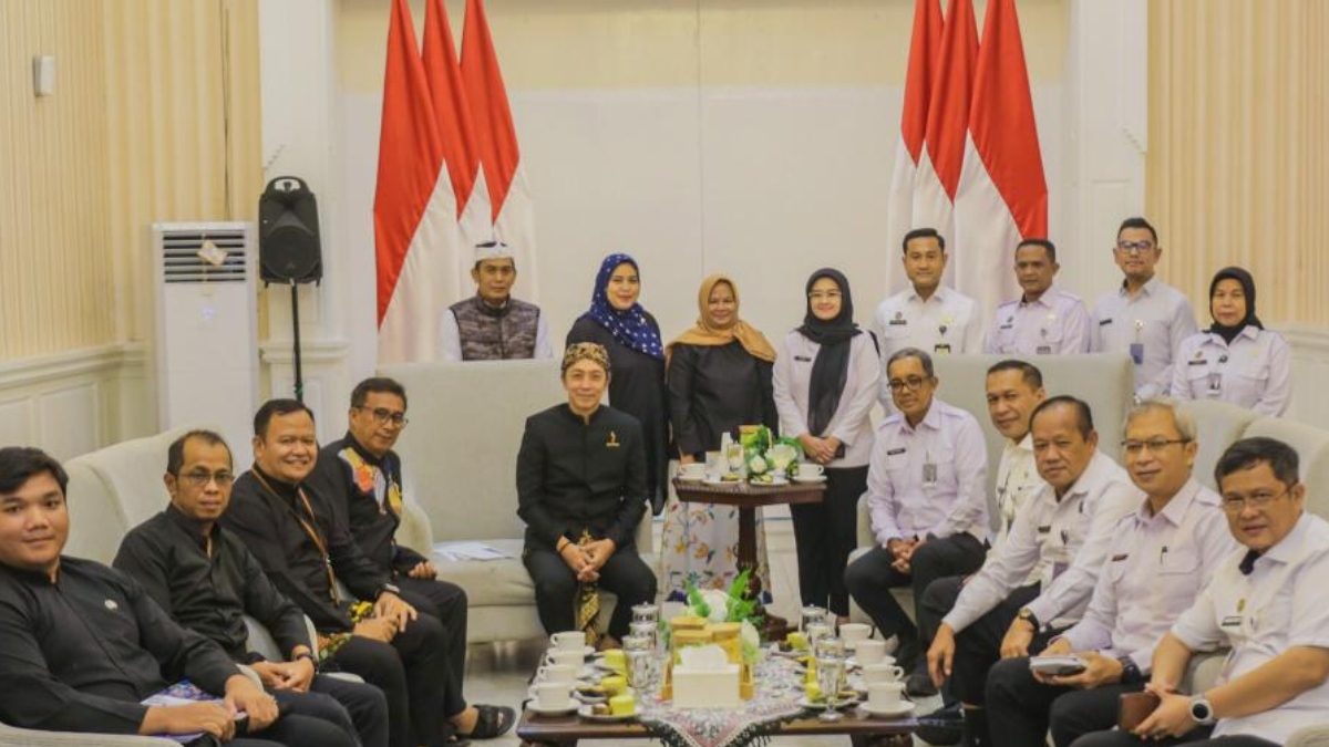 Pertemuan Pemkot Bogor bersama Kemenpas di Balai Kota Bogor.
