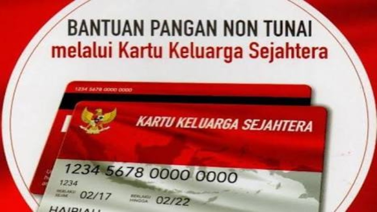 Ilustrasi KKS milik KPM bansos.