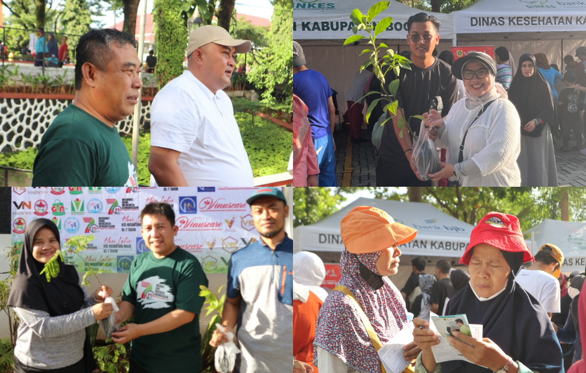 Berbagai kegiatan sosial diselenggarakan Vinus di CFD Kabupaten Bogor.