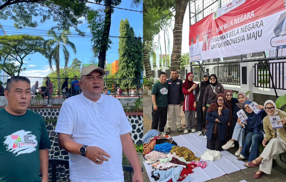 Bupati Bogor, Rudy Susmanto hadiri aksi kemanusiaan di CFD Kabupaten Bogor, Minggu (21/12/2025).