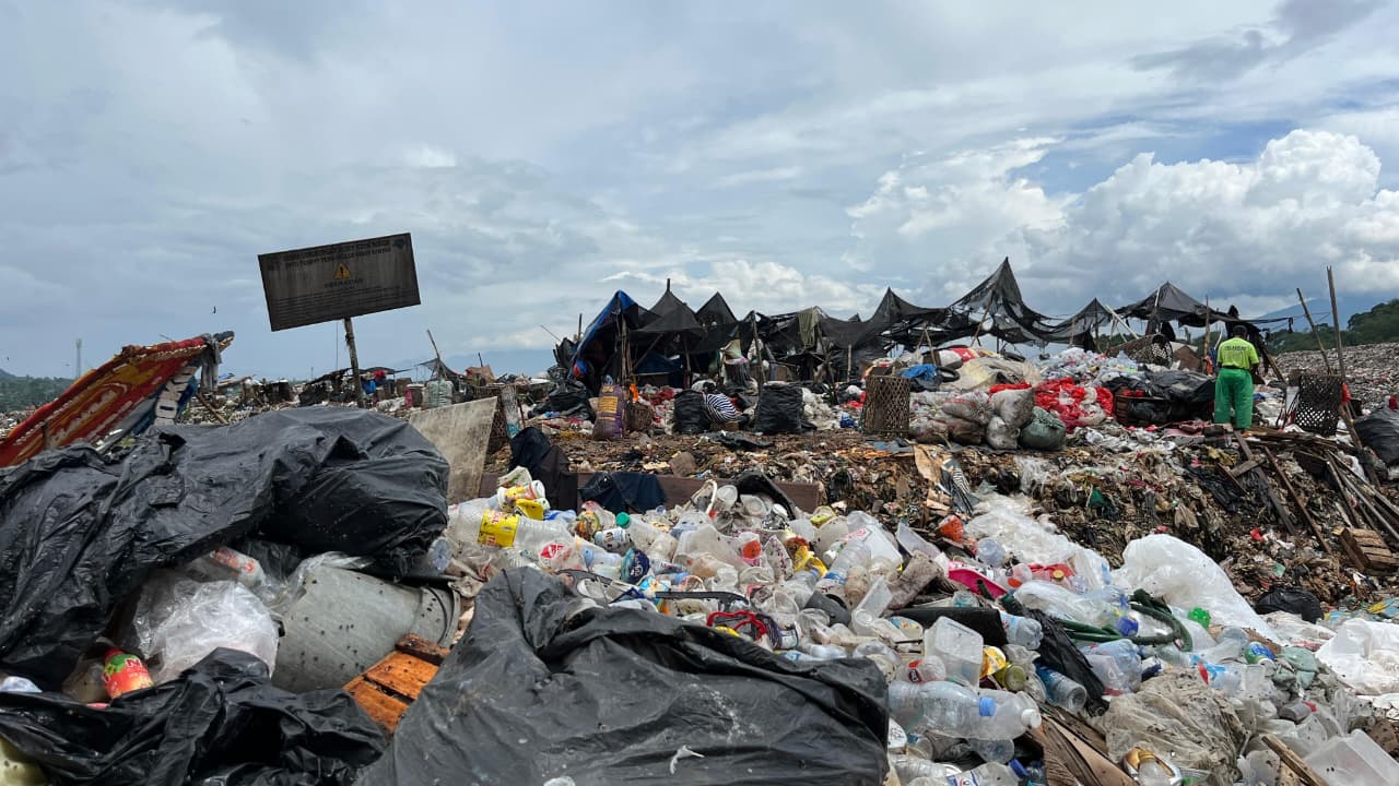 Pantauan Radar Bogor di Tempat Pembuangan Akhir (TPA) Galuga, Kecamatan Cibungbulang, Kabupaten Bogor.