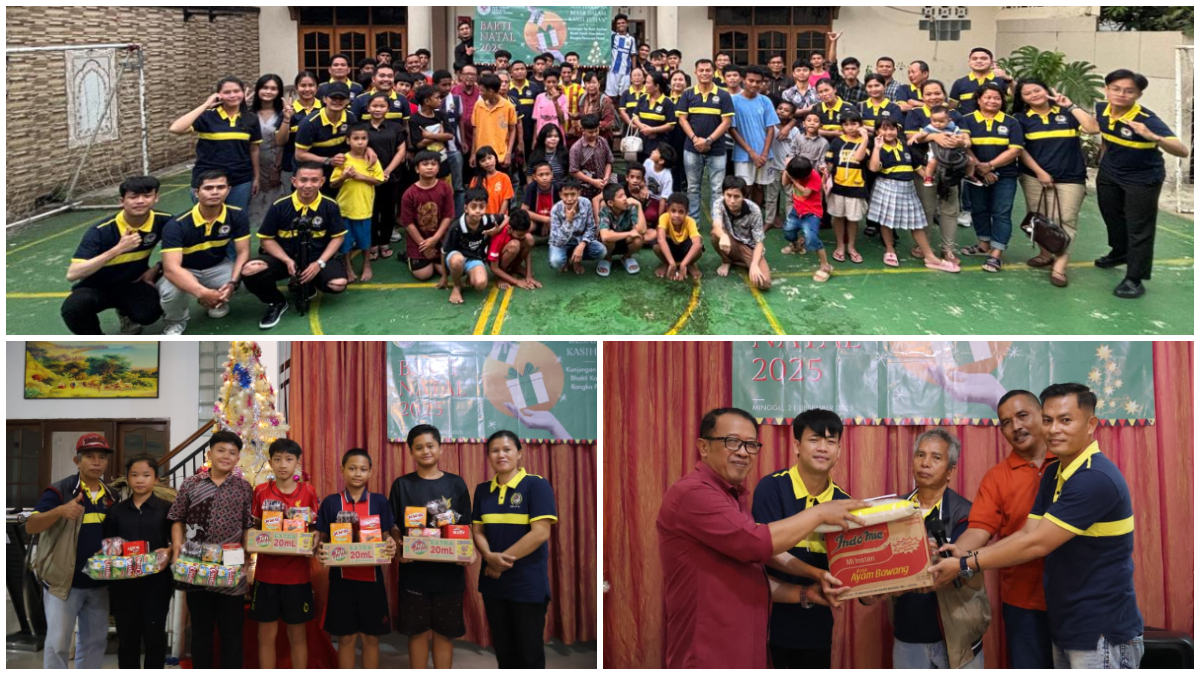 OMLAFA Bogor-Depok saat menggelar Bakti Natal melalui kunjungan kasih ke Panti Asuhan Bakti Kasih Abba Kota Bogor.