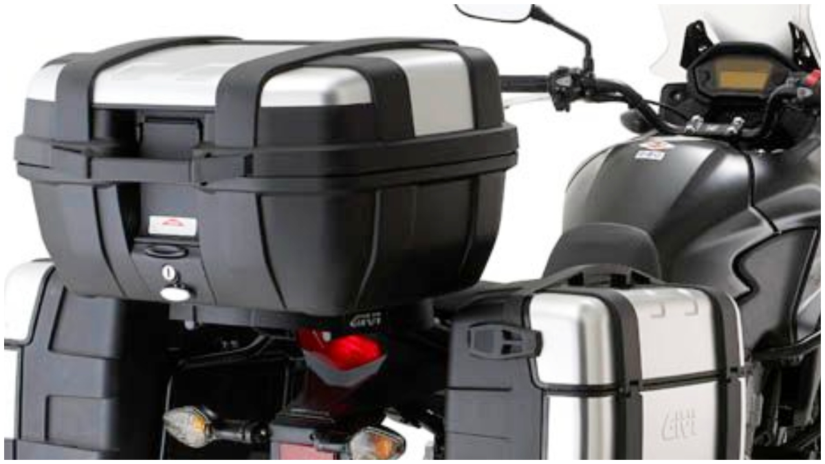 Ilustrasi box motor untuk membawa barang bawaan.